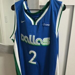 Dallas Mavericks irving blue and white jersey #NBA #LukaDoncic size 54